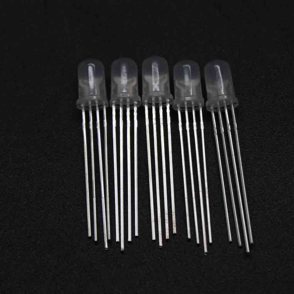 5mm RGB LED Ortak Anot 4 Ayak