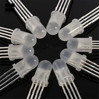 5mm RGB LED Ortak Anot 4 Ayak