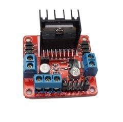L298N Çift Motor Sürücü Kartı_Kırmızı