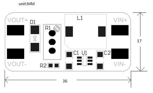 MT3608 2A Yükselteç DC-DC Aşamalı Güç Modülü (Arduino)