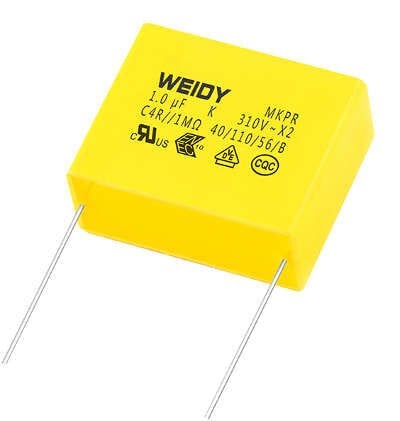 100nf 275v AC X2   15mm Polyester