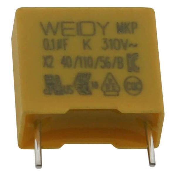 100nf 275v AC X2   10mm Polyester