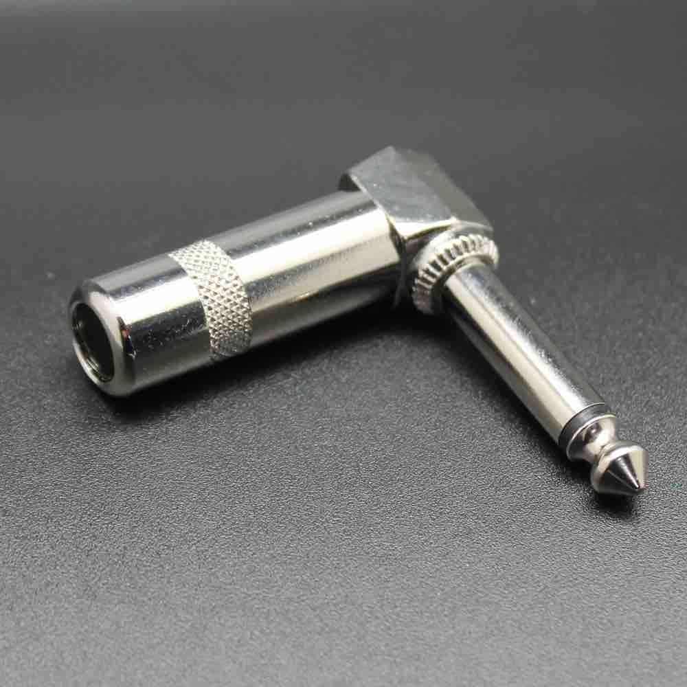 6.3mm Mono L Tipi Metal Jak