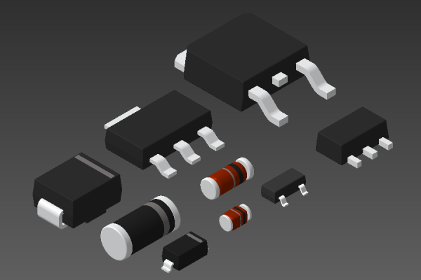 BC856  Transistör PNP  -100 mA -65 V SMD SOT-23
