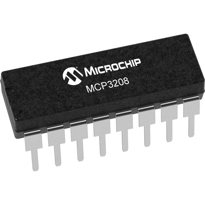 MCP3208 DIP-16 Analog Dijital Çevirici Entegresi