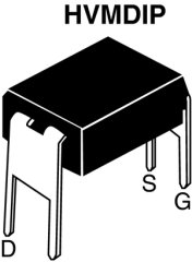 IRFD9120 P Kanal Mosfet 1A 100V HVMDIP