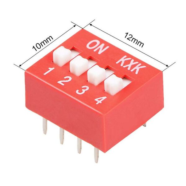 4 Pin Dip Switch 2.54mm