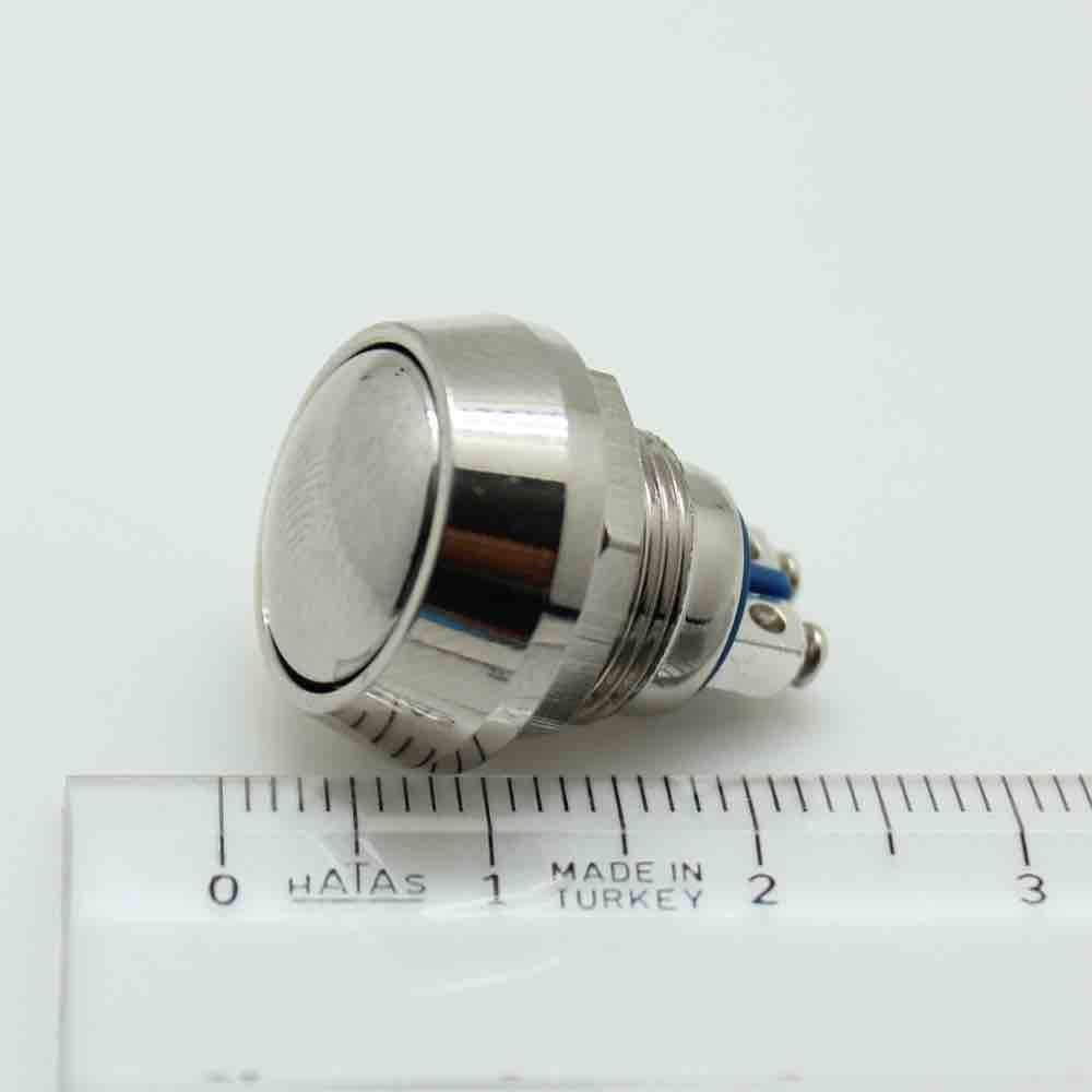 12mm Metal Buton IP65