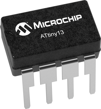 ATtiny13A 8-Bit 20MHz Mikrodenetleyici DIP-8