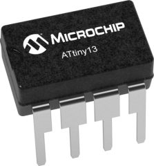 ATtiny13A 8-Bit 20MHz Mikrodenetleyici DIP-8