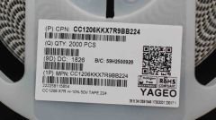 220nf 50v 1206 Smd Kondansatör