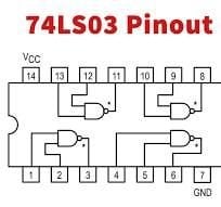 74LS03 Nand Gate SN74LS03N