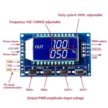 PWM Sinyal Jeneratörü Devresi XY-LPWM