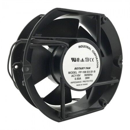 172x172x38mm AC FAN FP-108-EX-S1-B 38W 220v AC Empedans Korumalı