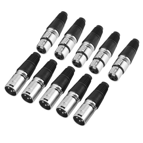 Canon Erkek+Dişi  3 Pinli XLR Konnektör