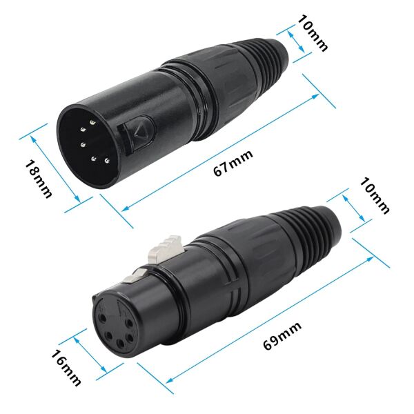 54 Pin Canon  XLR Erkek+Dişi Fiş Konnektörü