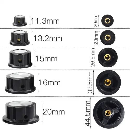 MF-A01 Pot Düğme 6mm 19.5mm
