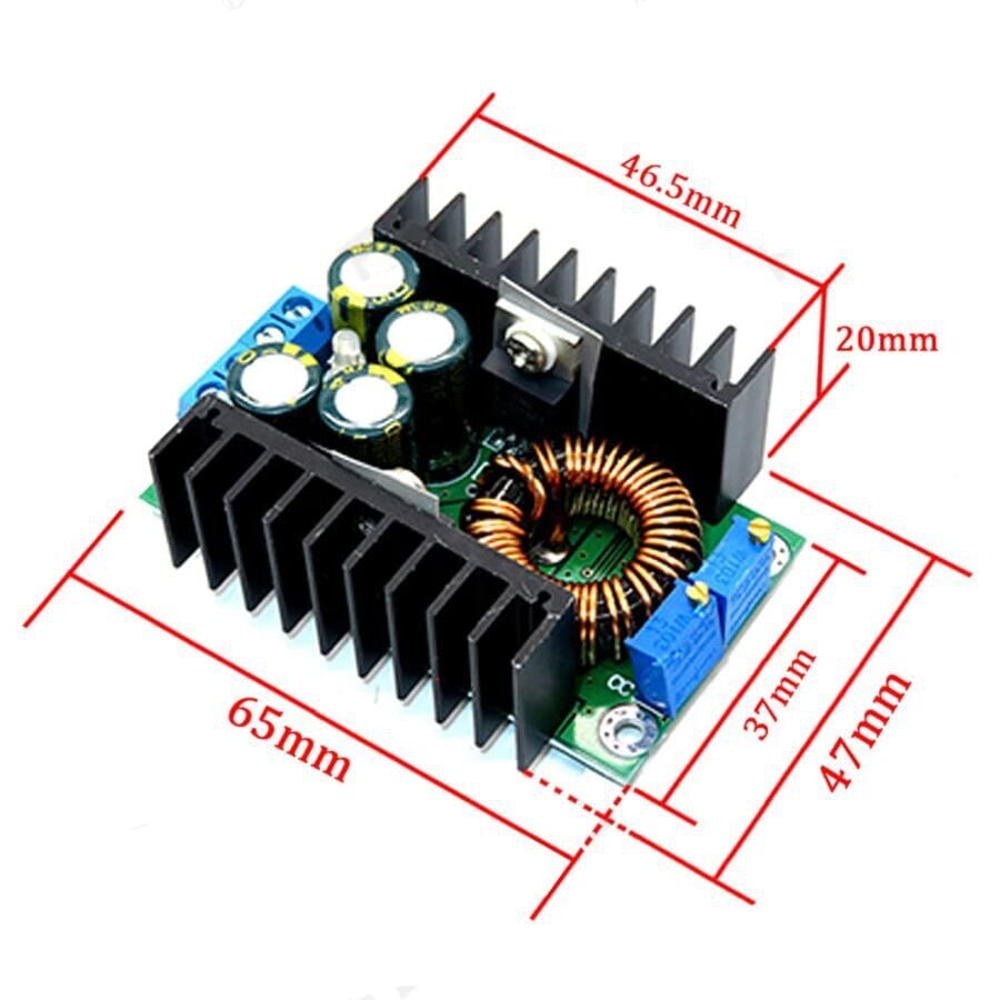 XL4016 10 Amper 300W Voltaj Düşürücü Volt ve Akım Ayarlı Step Down