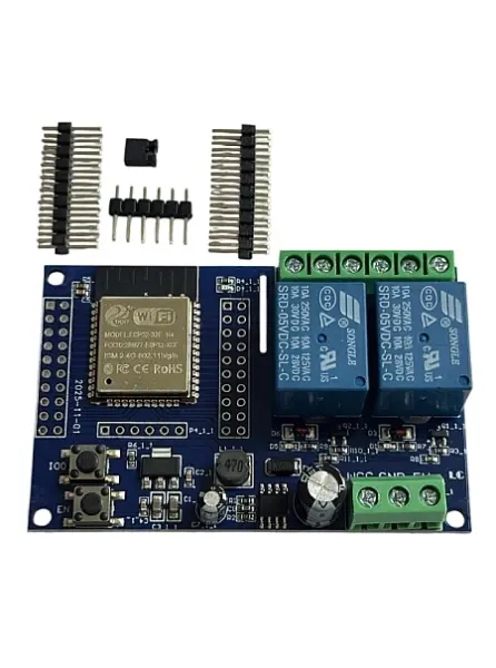 ESP32 WiFi Bluetooth 2 Kanal Röle Kartı