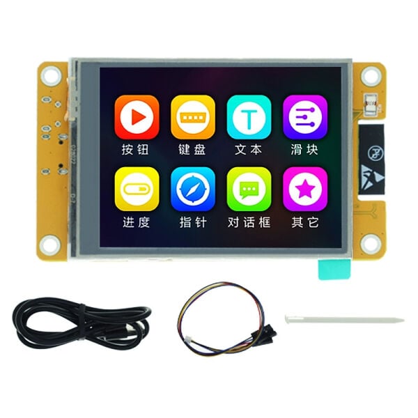 ESP32 Geliştirme Kartı 2.4 inç 240x320 Akıllı Dokunmatik TFT LCD Modül | LVGL WiFi Bluetooth WROOM Arduino Uyumlu