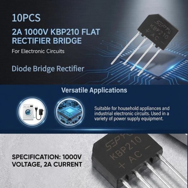 KBP210 2A 1000V Köprü Diyot