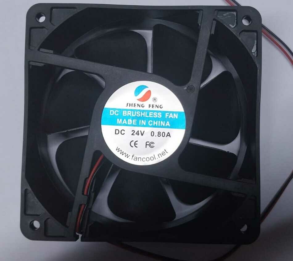 120x120x38mm DC 24V 0.80A