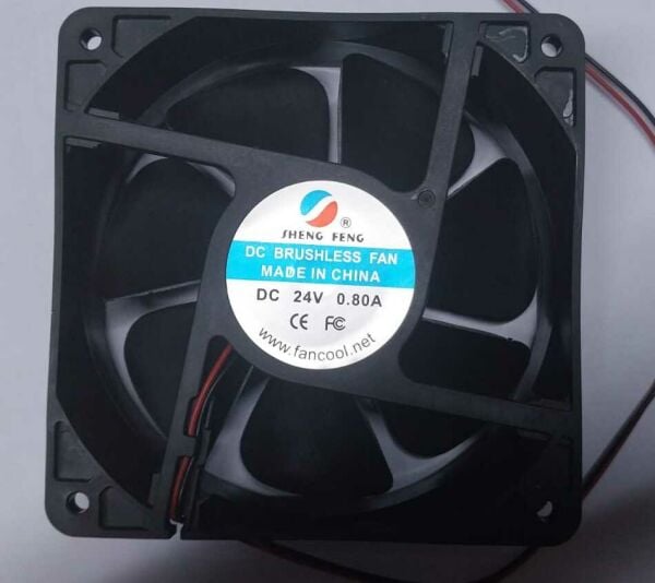 120x120x38mm DC 24V 0.80A