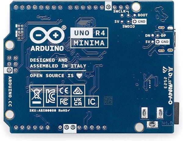 Arduino UNO R4 Minima 32 Bit 48Mhz Geliştirme Kartı - Type-C