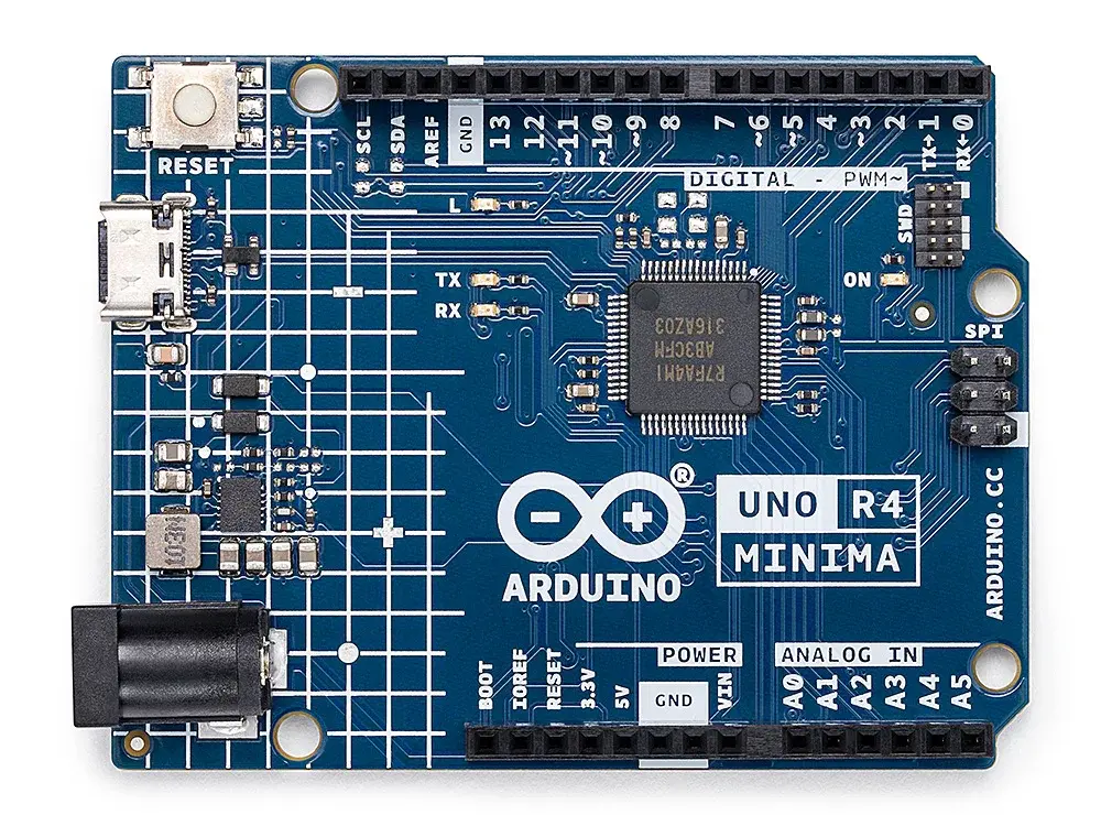 Arduino UNO R4 Minima 32 Bit 48Mhz Geliştirme Kartı - Type-C