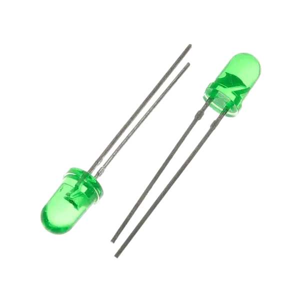 5mm LED Yeşil 600-800mcd