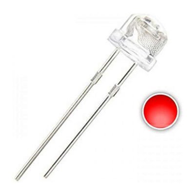 Mantar Şeffaf Led 4 Renk  4.8mm