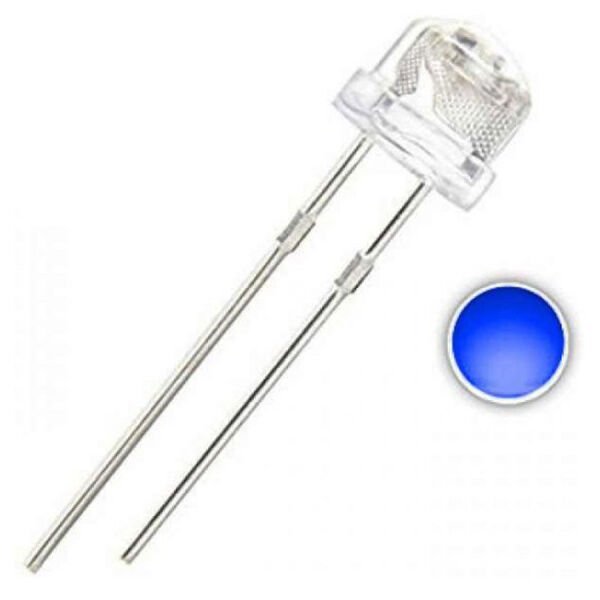 Mantar Şeffaf Led 4 Renk  4.8mm