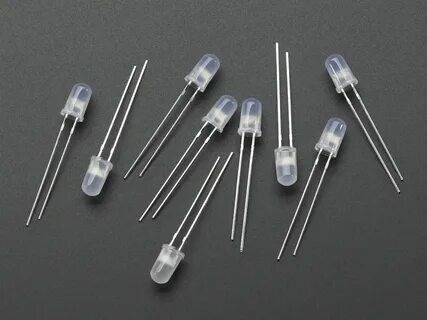 5mm Çift Renk Kırmızı Yeşil 2 Ayak